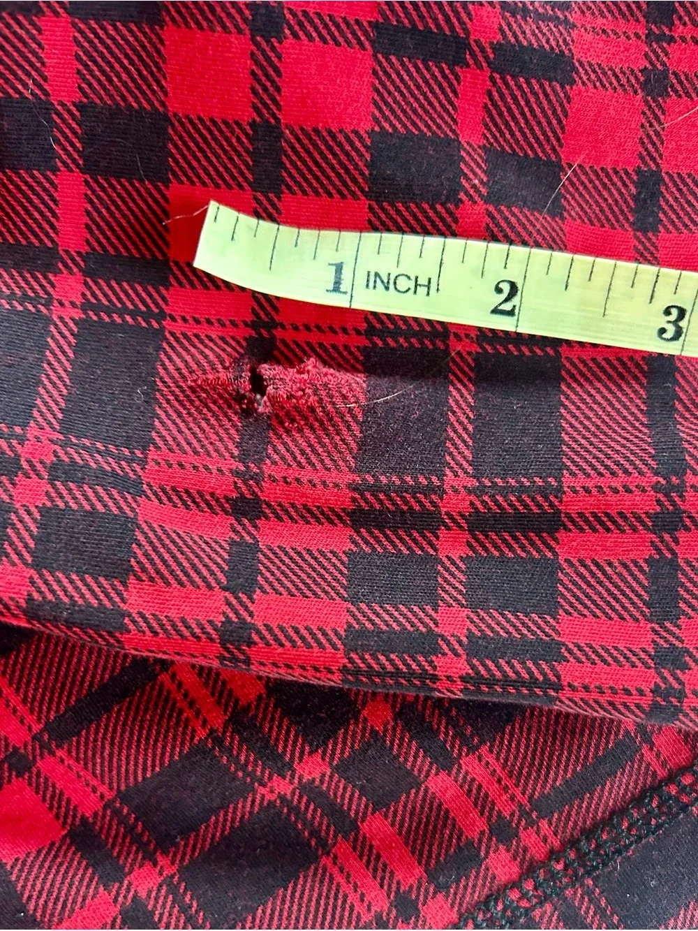 Chaps Ralph Lauren Red and Black Plaid Half-Zip Pullover Sz XL - Picture 9 of 9